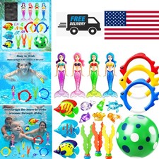 Colorful Pool Diving Toys for Kids 20PCS Underwater Games with Storage Bag Outdoor, Sea and Sports Toys price