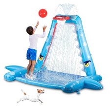 Zone Tech Splash Pad Sprinkler for Kids Outdoor Play, Big Inflatable Shark Outdoor, Sea and Sports Toys price
