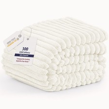 Fleece Blanket Striped Soft Warm Throw Couch Bed All Season Lightweight Plush Blanket price