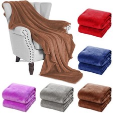 Super Soft Light Weight Coral Fleece Warm Throw Blanket for Couch/Sofa/Bed/Chair Blanket price