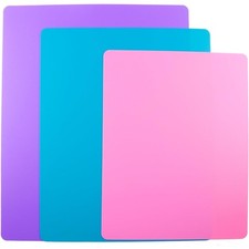 Flexible Plastic Cutting Board Mats Set of 3 for Kitchen Meat Vegetables Cutting Boards price
