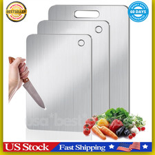 Titanium Cutting Board Set of 3, 100% Pure Titanium Cutting Boards for Kitchen Cutting Boards price