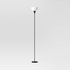 Torchiere Floor Lamp Black: Minimalist Standing Light with 3-Way Switch Floor Lamp price
