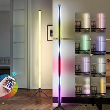 Corner Floor Lamp RGB LED Color Changing Standing Bedroom Lamp w/Remote Control Floor Lamp price