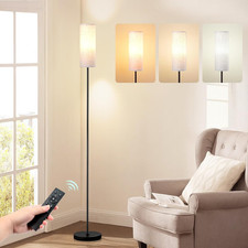68" Modern Floor Lamp with 3 Color Temperatures, Foot Switch, Linen Shade Floor Lamp price