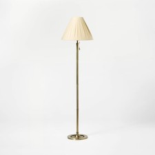 Fluted Brass Floor Lamp - Threshold designed with Studio McGee Floor Lamp price