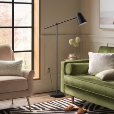 Cantilever Floor Lamp Brass - Threshold: Adjustable Swivel Arm Metal Shade ETL Floor Lamp price