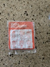 Vintage 1980 Space Fighter Puzzle Robot Figure! BRAND NEW RARE MINT IN PACKAGE! Robots & Space Toys price
