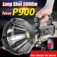 10000000 LED Flashlight Powerful Torch USB Rechargeable Spotlight Searchlight Spotlight price