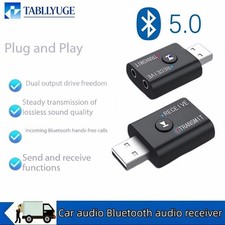 Wireless USB Bluetooth 5.0 Audio Transmitter Receiver Adapter 3.5mm For TV Car Car Transmitters price