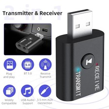 Wireless USB Bluetooth 5.0 Audio Transmitter Receiver Adapter 3.5mm For TV Car Car Transmitters price