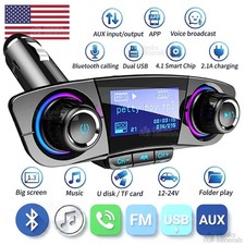Bluetooth Car FM Transmitter MP3 Player Wireless Radio Adapter Kit USB Charger Car Transmitters price