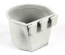 Gray Cage Bowl for Farm Animals & Pets Food & Water made of Heavy Duty Plastic Watering Trough price