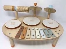 Drum Set 9 in 1 Musical Instruments for for Toddlers Wooden Montessori Toy Toy Musical Instruments price
