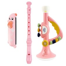 Toddler Musical Instruments Toy Trumpet, Harmonica, Recorder Flute for Kids... Toy Musical Instruments price
