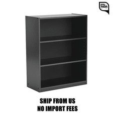 Mainstays 3-Shelf Bookcase with Adjustable Shelves, True Black Oak Bookcase price