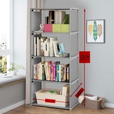 Bookcase Bookshelf Clothes Storage Shelves Shelving Cabinet Display Rack 4 Tier Bookcase price