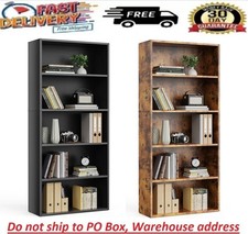 Bookshelf 4/5/6 Tier Storage Shelf Adjustable Bookcase  Wood Magazine Organizer Bookcase price