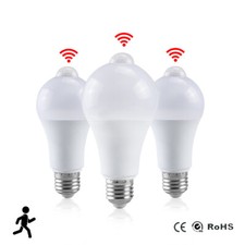 Dusk to Dawn LED Light Bulb PIR Sensor E27 12W Infrared Auto Energy Saving Lamp Energy-Saving Bulb price