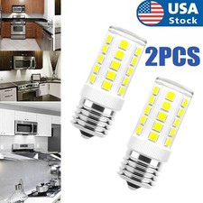 2Pcs E17 LED Bulb 4W Microwave Oven Light Daylight White 6000K Light Energy-Saving Bulb price