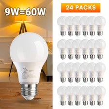 24 Pack A19 LED Light Bulbs 9W (60W Eq) 800LM Daylight 5000K E26 Non-Dimmable Energy-Saving Bulb price