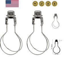 Lamp Shade Light Bulb Clip Adapter Clip on with Shade Attaching Finial Top, S... Lampshade price
