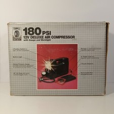Tire & Wheel Care 180 PSI Deluxe Air Compressor w/ Gauge and Worklight MVP Compressor - Tire Care price