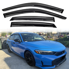 Mugen Style Window Visor For 22-26 Honda Civic Sedan Rain Guard Vent Deflector Car Wind Deflectors price