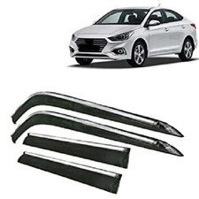 Car Wind Deflectors Rain Guard Door Visors for Hyundai Verna Model 2017-19 4pcs Car Wind Deflectors price