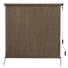 CRUDATE Outdoor Sunshade Roller Shades, Exterior Cordless Roll Up Shades Blinds Roller Blind price