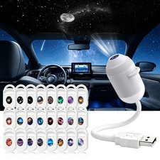 USB Galaxy Star Projector Night Light 3/6/12/24 Slides for Bedroom Car Decor Decorative Lamp price