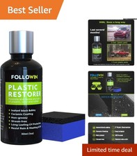 Ceramic Plastic Restorer for Use on Cars, RVs & Trucks - Smooth Non-Greasy 30ml Car Care & Restoration Products price