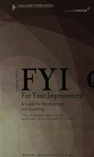 FYI: For Your Improvement - For Learners, Managers, Mentors, and Fee - VERY GOOD Education Management price