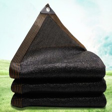 6' x 50' Black Fence Privacy Screen, Backyard Fabric Mesh Tarp Garden Windscreen Garden Fence price
