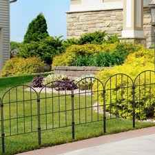 10 Pack Garden Fence Panels Decor Metal Wire Garden Fence Border Animal Barrier Garden Fence price