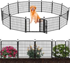 ADAVIN Tall Garden Fence Border with Gate, 48 In(H) 12 Panels Total 26.6 Ft(L) Garden Fence price