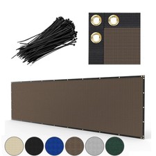 Fence Privacy Screen Mesh Cover Garden Yard 4' 5' 6' 8' Black Green Beige Brown Garden Fence price
