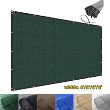 4/5/6/8 ft Privacy Fence Screen Garden Yard UV Windscreen Mesh Shade Net Cover Garden Fence price