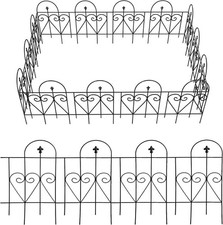 Neutype Garden Fence Small 14 Pieces Black Rabbit Fence 17.5" W x 32" H Garden Fence price