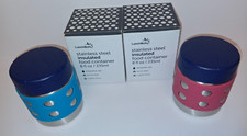 8oz Pink or Blue Dots Jar LUNCH BOTS Triple Insulated Hot/Cold Container Thermos Thermoses price