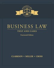 Business Law: Text and Cases - Hardcover By Clarkson, Kenneth W - VERY GOOD General Law price