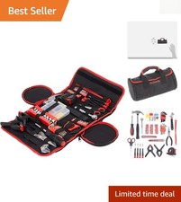 Complete 86-Piece Tool Kit with Roll-Up Bag – Essential for Home and Car Repairs Car Tool Kits and Bags price