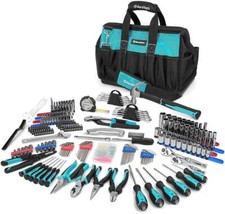 DURATECH 269-Piece Socket Wrench and Home Repair Hand Tool Kit with Tool Bag NEW Car Tool Kits and Bags price