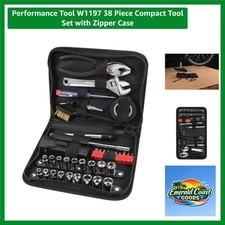 All-in-One 38-Piece Compact Tool Set - Essential for Car Owners, Zippered Case Car Tool Kits and Bags price