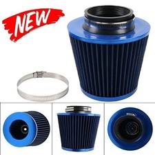 3" 76mm Inlet Car Truck Cold Air Intake Cone Replacement Dry Air Filter Blue F Car Air Filter price