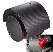 Air Intake Filter Heat Shield Cover+3'' Air Filter For Racing Car 2.5" To 5.5" Car Air Filter price