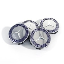 4PCs Wheel Center Rim Hub Caps for Benz Blue Silver 75MM AMG Wheel Cover price