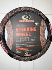 MOSSY OAK Premium Steering Wheel Cover Universal Size Camo with PVC Grip, NEW Wheel Cover price