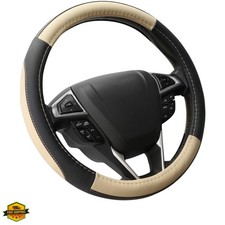 Car Steering Wheel Cover for F-150 Tundra Range Rover 15.5-16 inch, Black and... Wheel Cover price