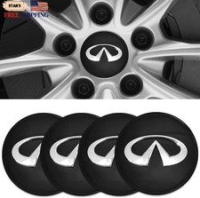 4pcs Wheel Center Caps Sticker for Infiniti, Black Wheel Center Hub Covers E Wheel Cover price